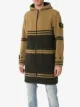 Stone Island striped hooded coat