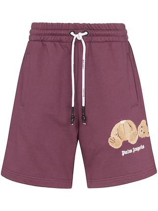 purple palm angels shorts