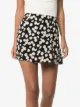 Reformation Margot daisy print mini skirt