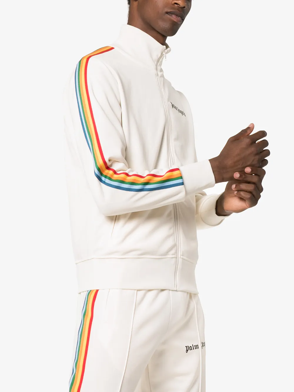 palm angels rainbow tracksuit