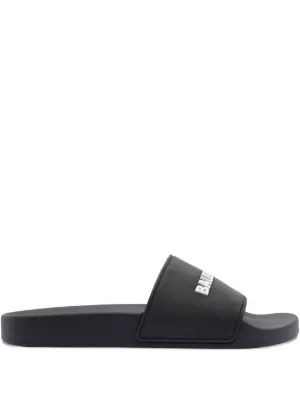 BALENCIAGA 関税込 ロゴモチーフのビーチサンダル Balenciaga（バレンシアガ）ウィメンズ ビーチサンダル - FARFETCH