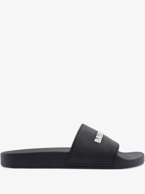 logo-embossed pool slides