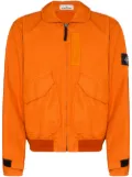 Stone Island zip-front lightweight jacket - Orange