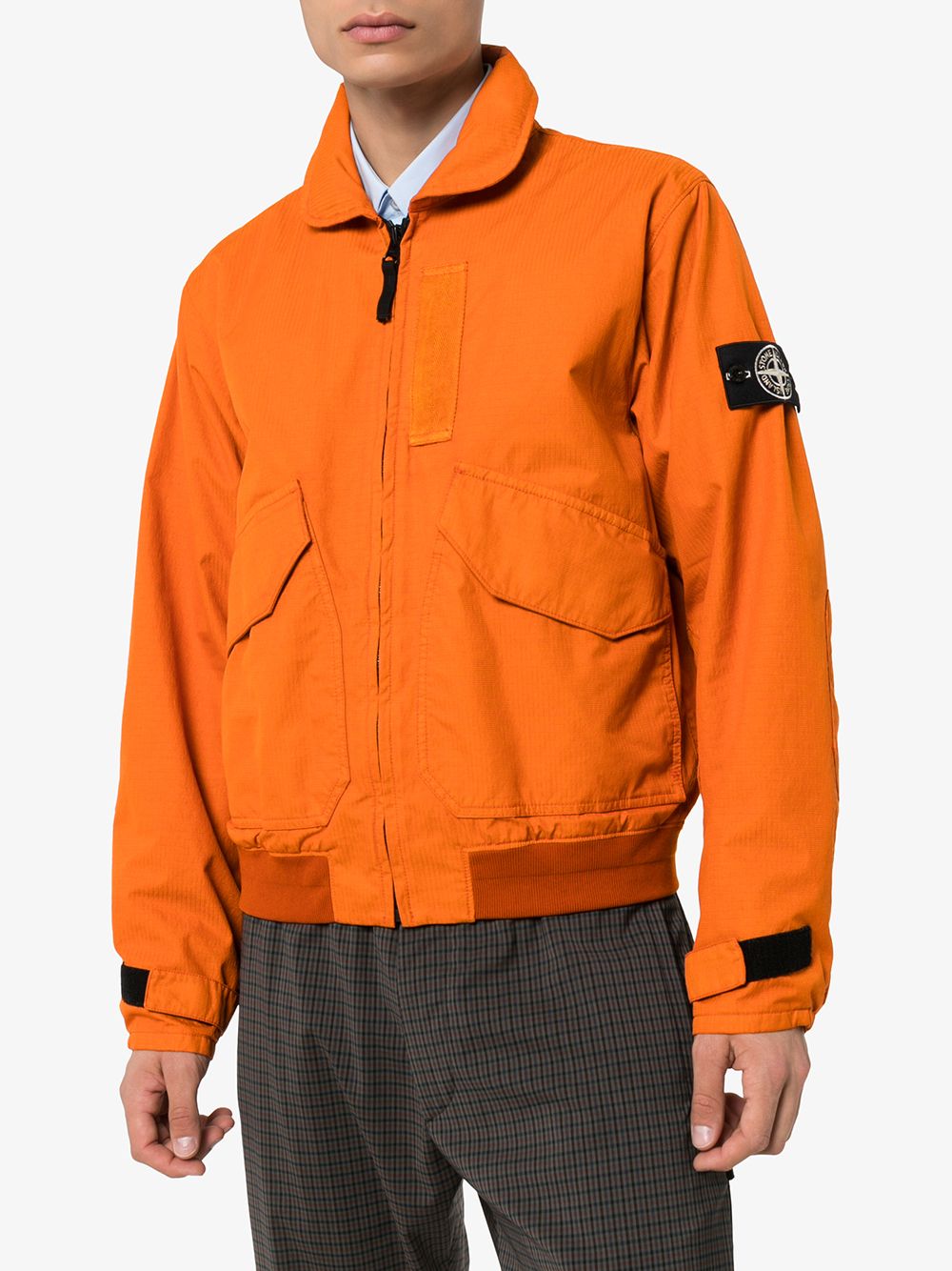 фото Stone Island легкая куртка на молнии