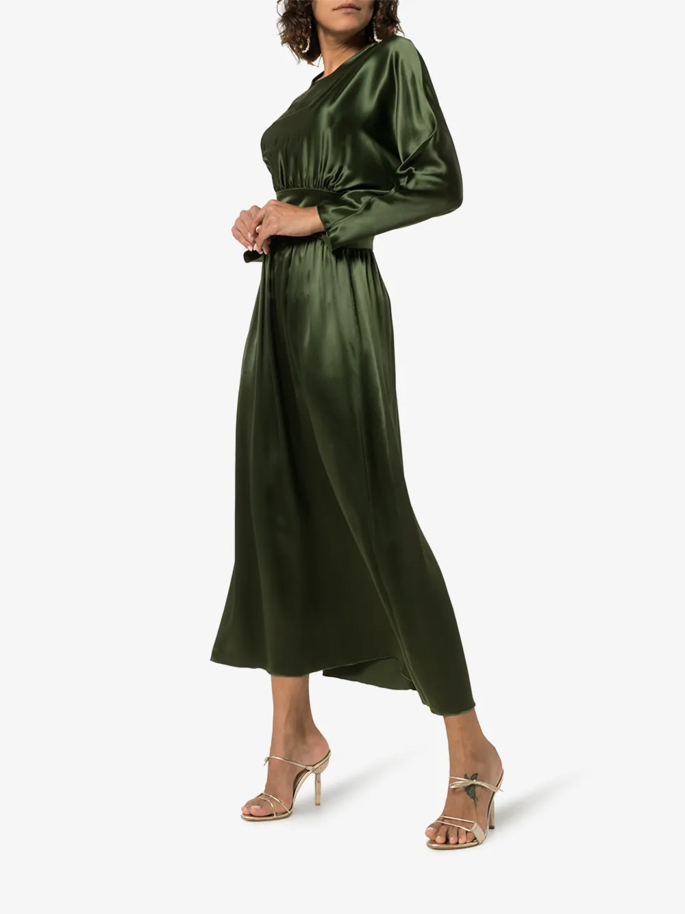 DEITAS DEITAS HERMINE SILK MAXI DRESS