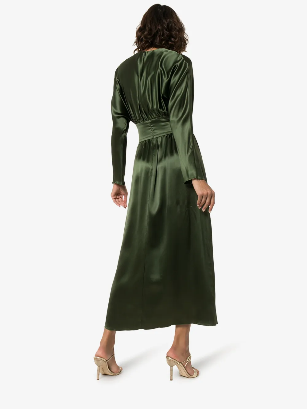 DEITAS DEITAS HERMINE SILK MAXI DRESS