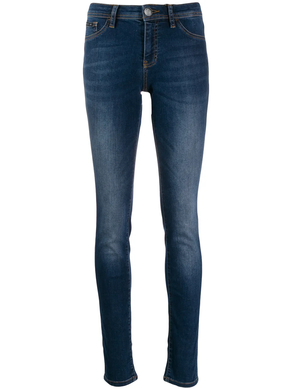 Philipp Plein Klassische Skinny-Jeans - Blau