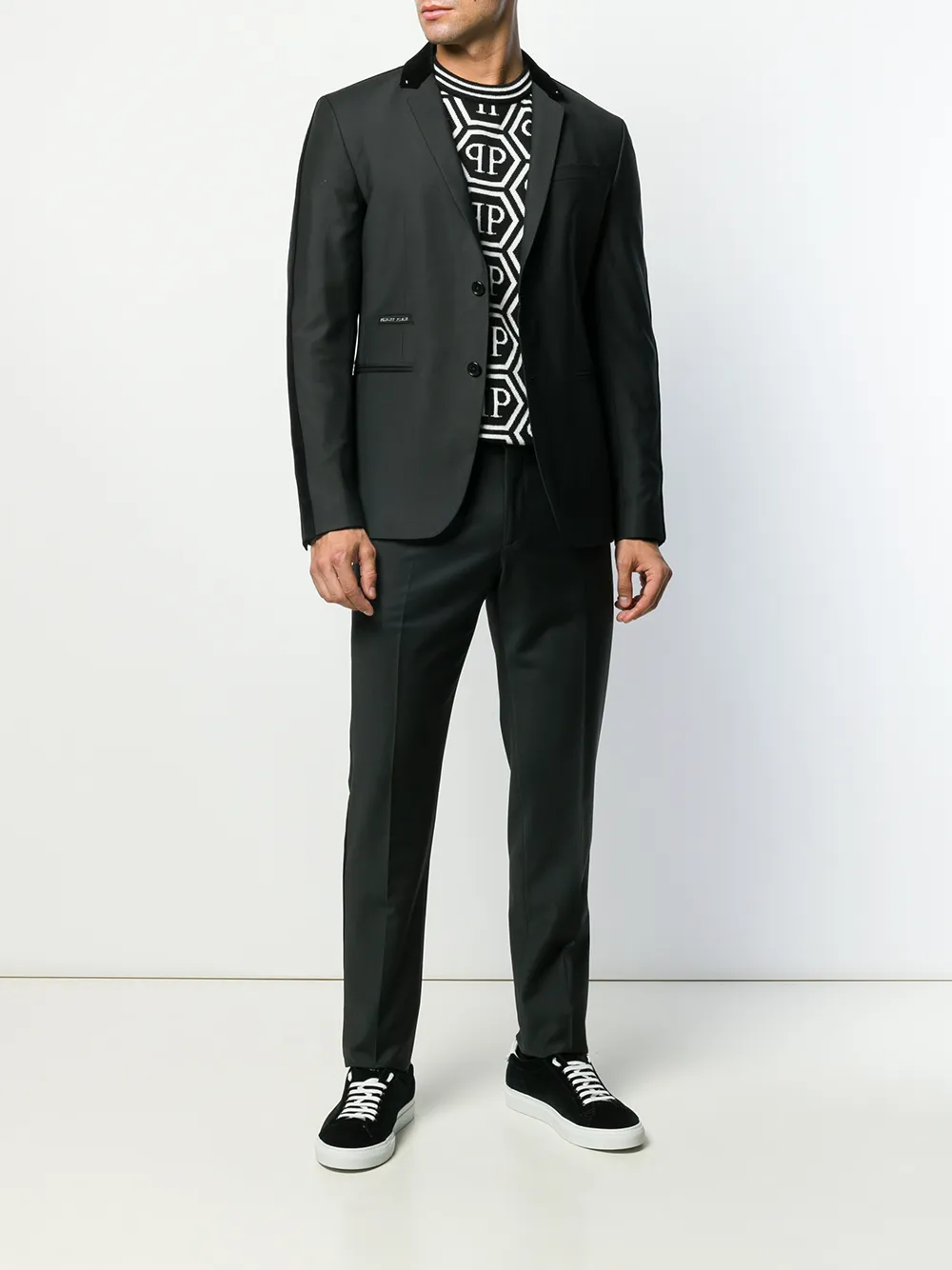 Philipp Plein Straight pantalon - Zwart