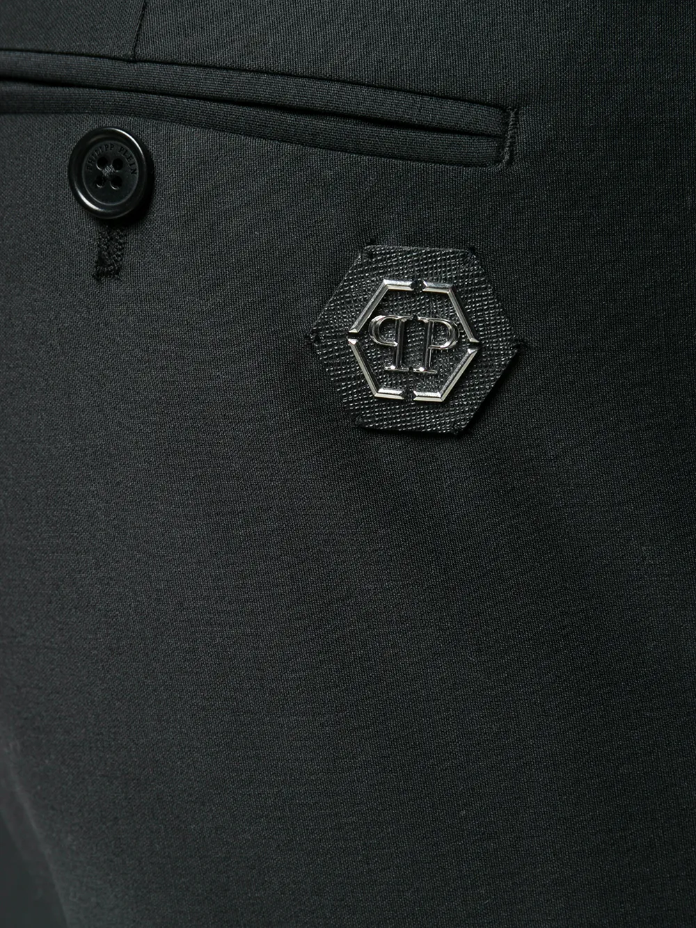 Philipp Plein Straight pantalon Zwart