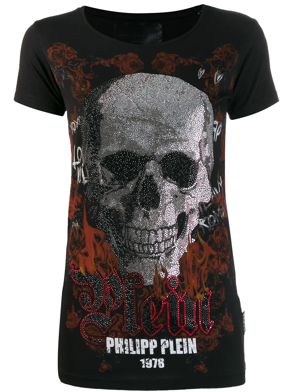 фото Philipp plein футболка с логотипом skull