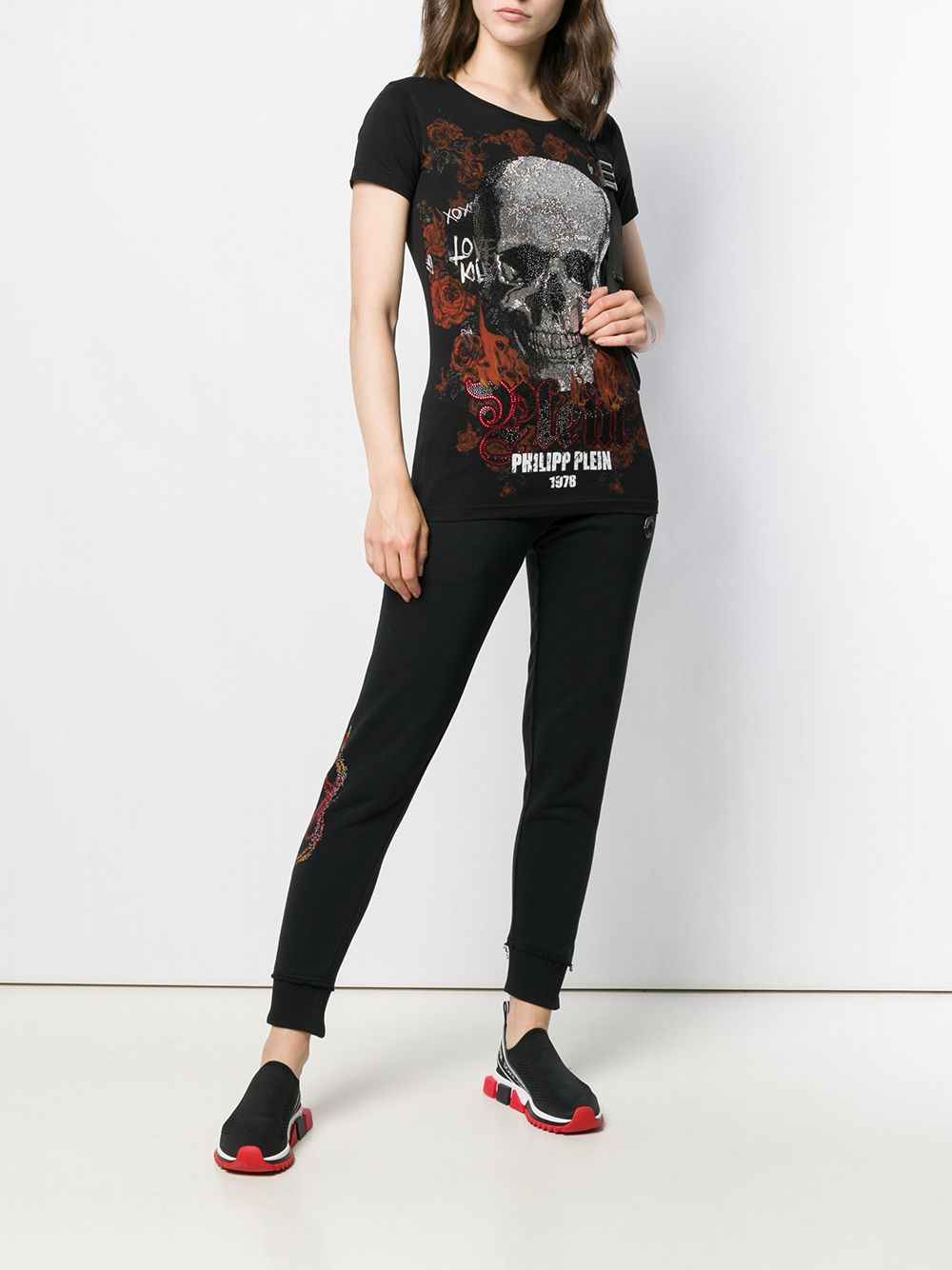 фото Philipp plein футболка с логотипом skull