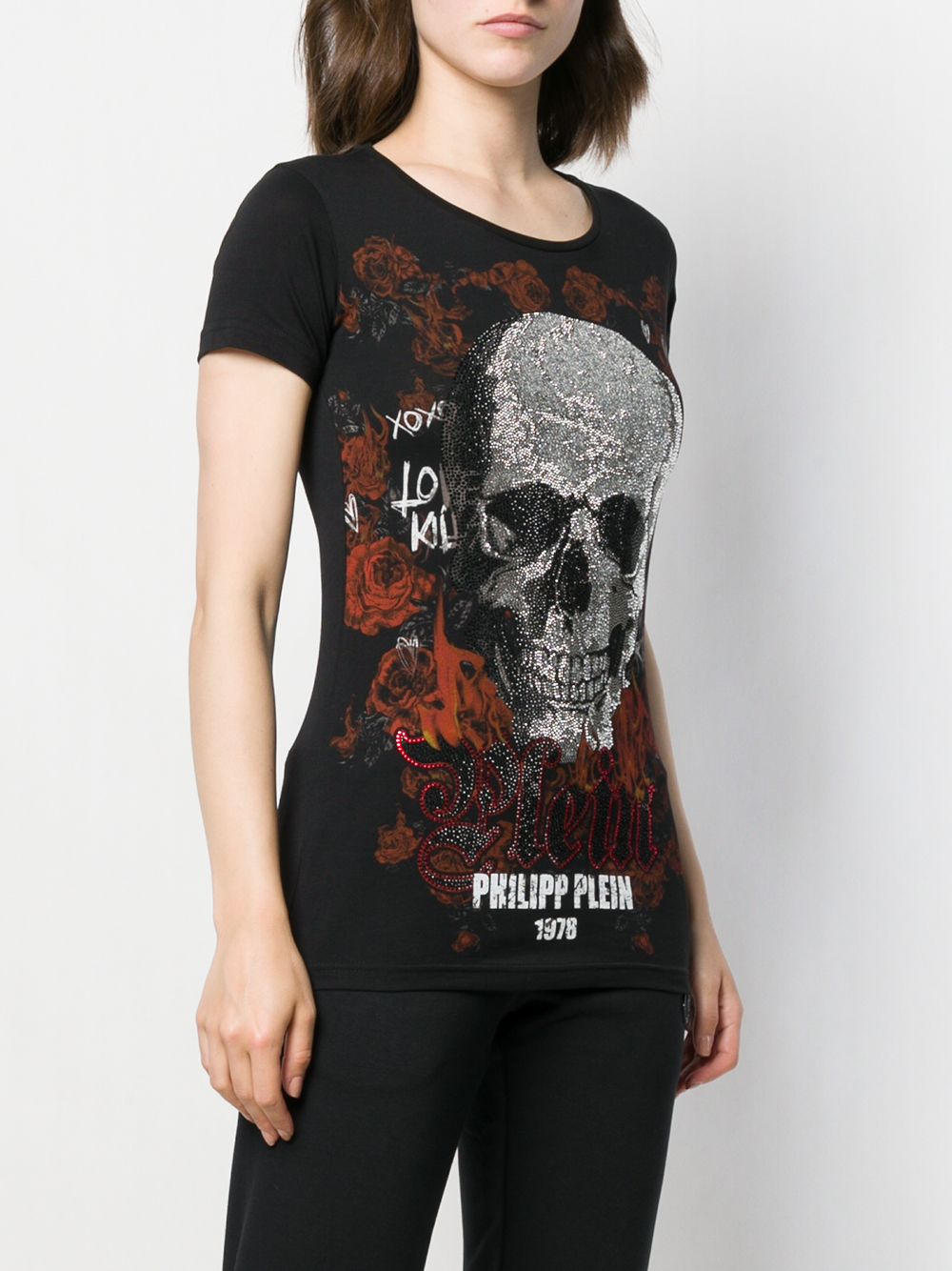 фото Philipp plein футболка с логотипом skull