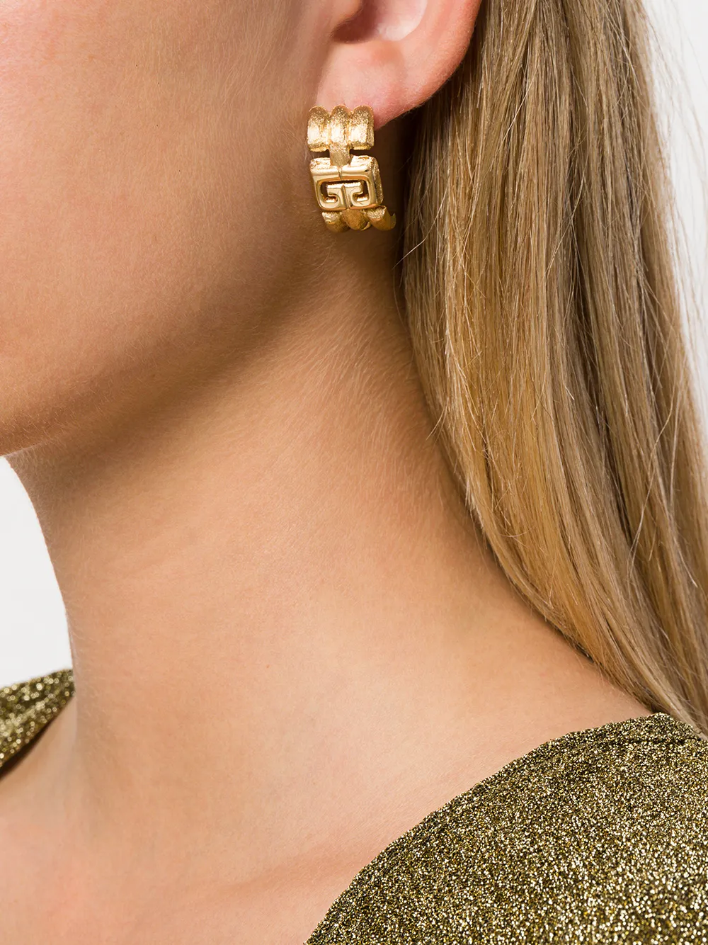 Givenchy Pre-Owned Halve oorringen - Goud