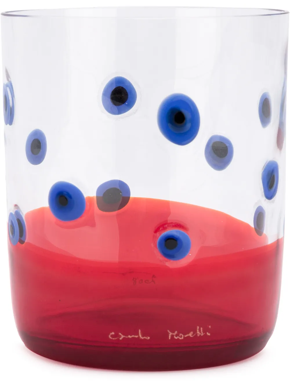 

Carlo Moretti spot print glass - Blue