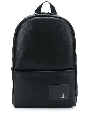 leather calvin klein backpack