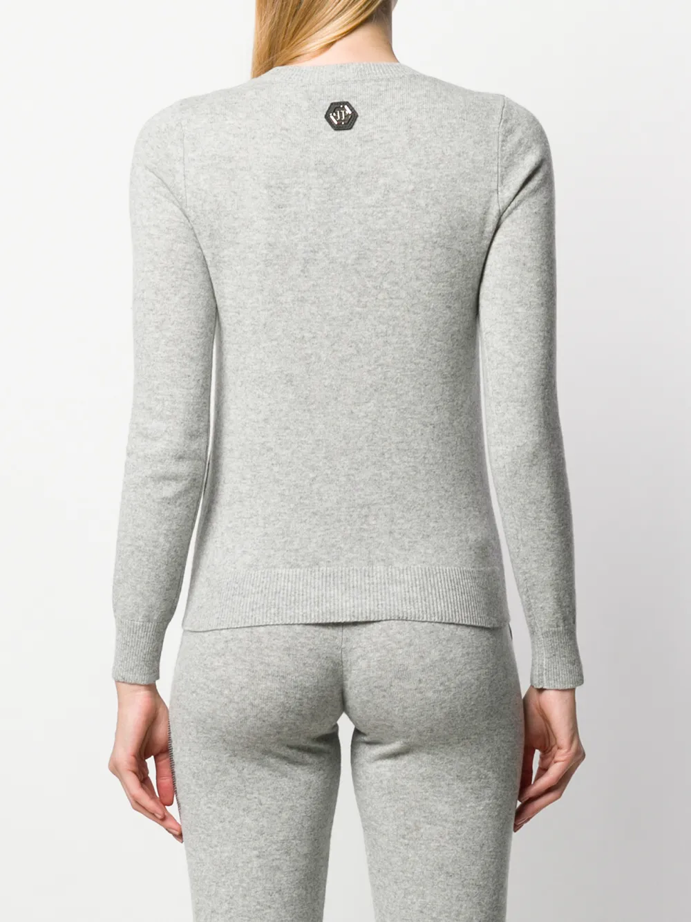 Philipp Plein Trui met doodskop Grijs