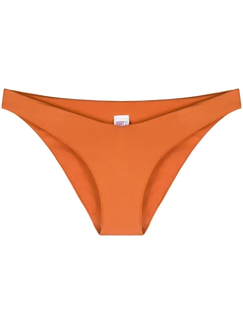 Mc2 Saint Barth Ally Bikini Bottoms - Orange In Orange