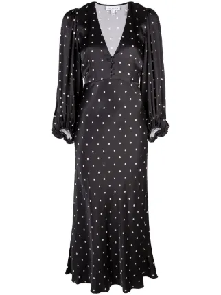 shona joy polka dot dress