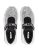 Miu Miu glitter flatform sneakers