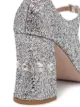 Miu Miu glitter-effect Mary Jane pumps