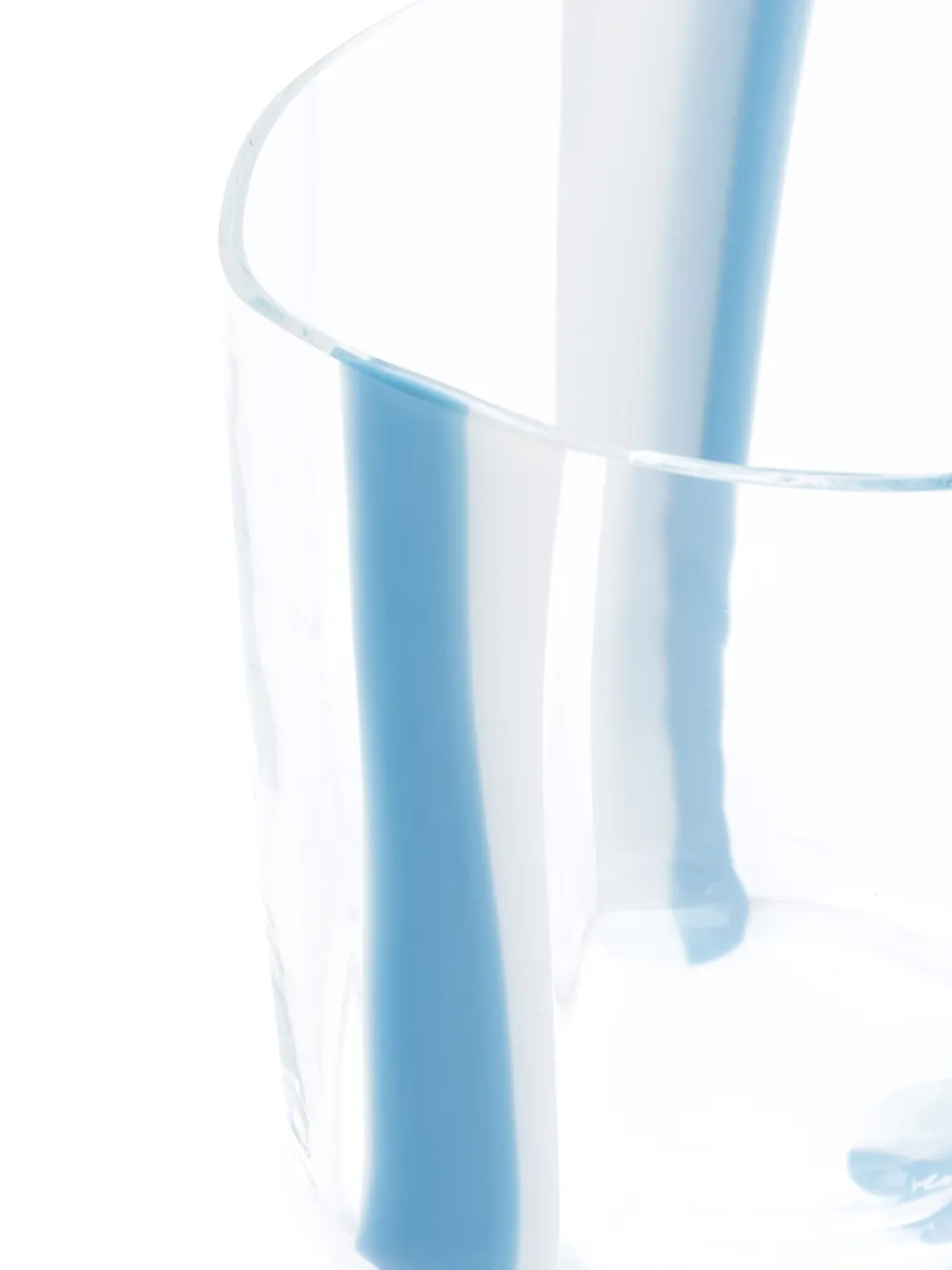  Carlo Moretti Striped Glass - Blue 