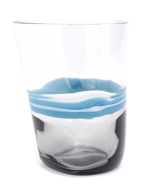 Carlo Moretti Striped Glass | Blue | FARFETCH TW