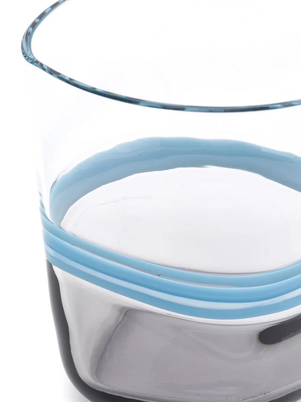  Carlo Moretti Striped Glass - Blue 