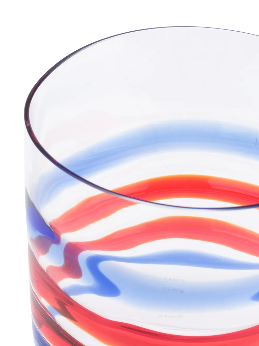  Carlo Moretti Striped Glass - Blue 