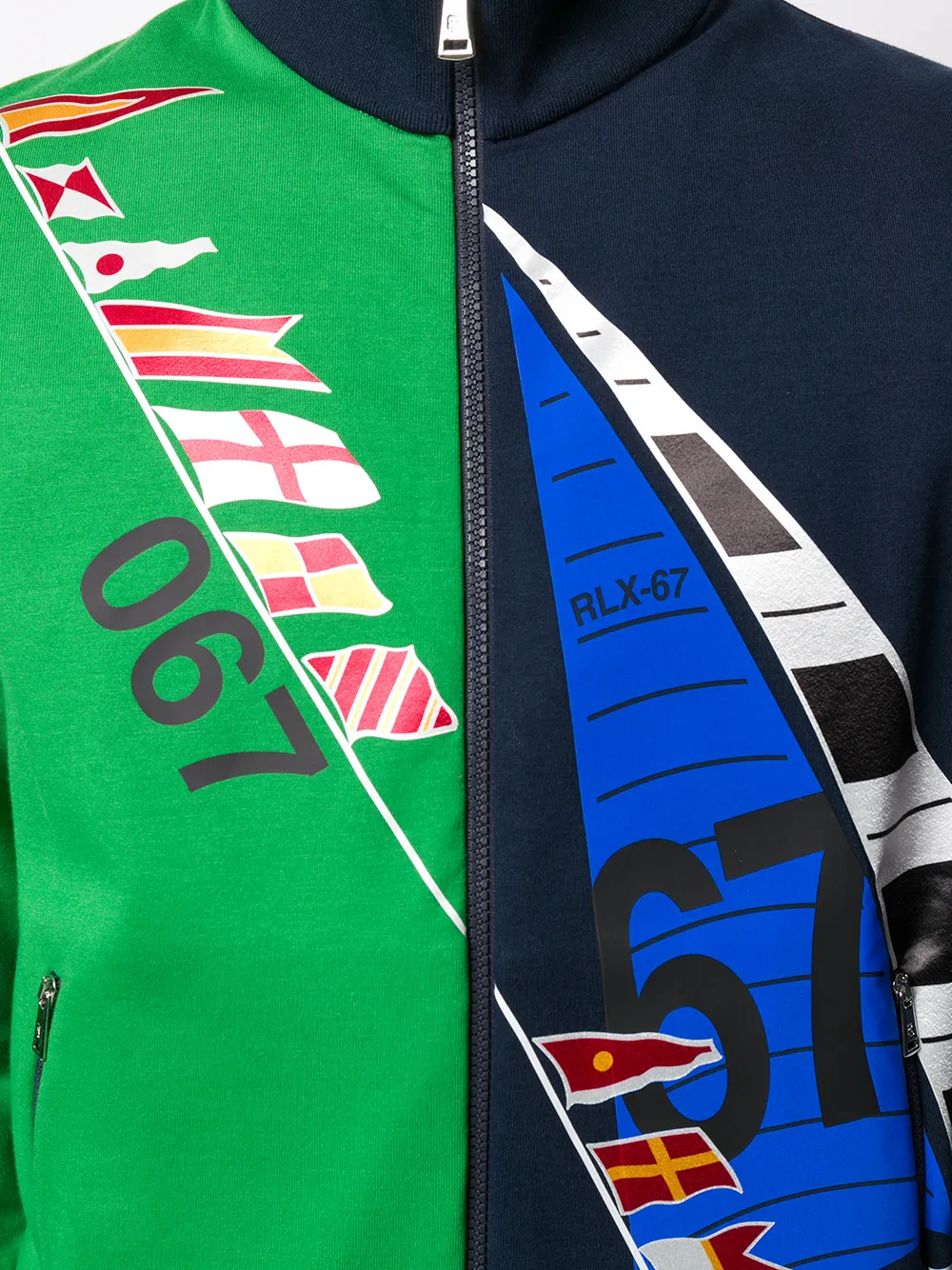 Ralph Lauren Purple Label Jas met print Blauw