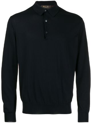 Loro Piana Long Sleeve Polo Sweatshirt - Farfetch