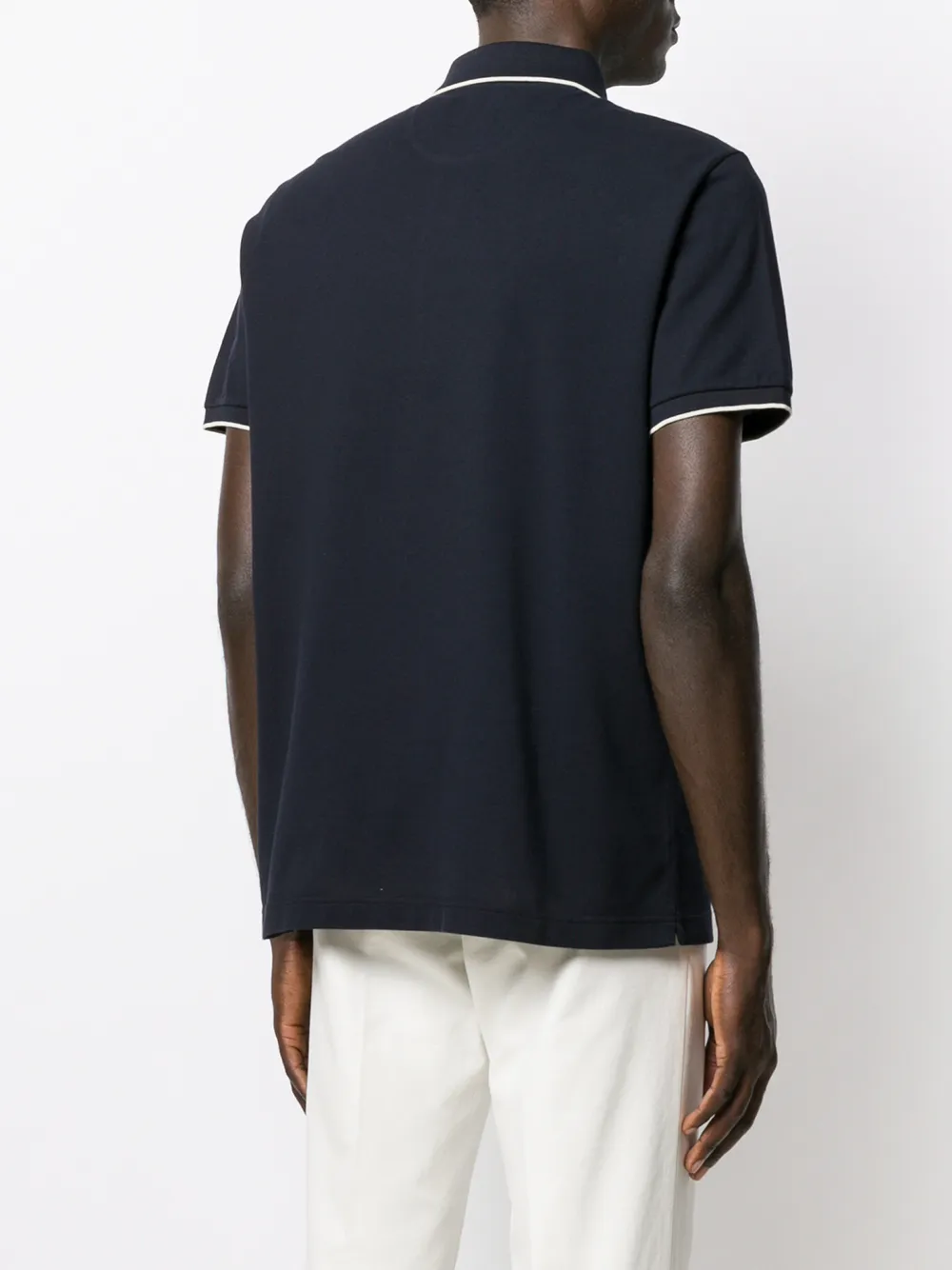 Loro Piana Poloshirt met korte mouwen Blauw