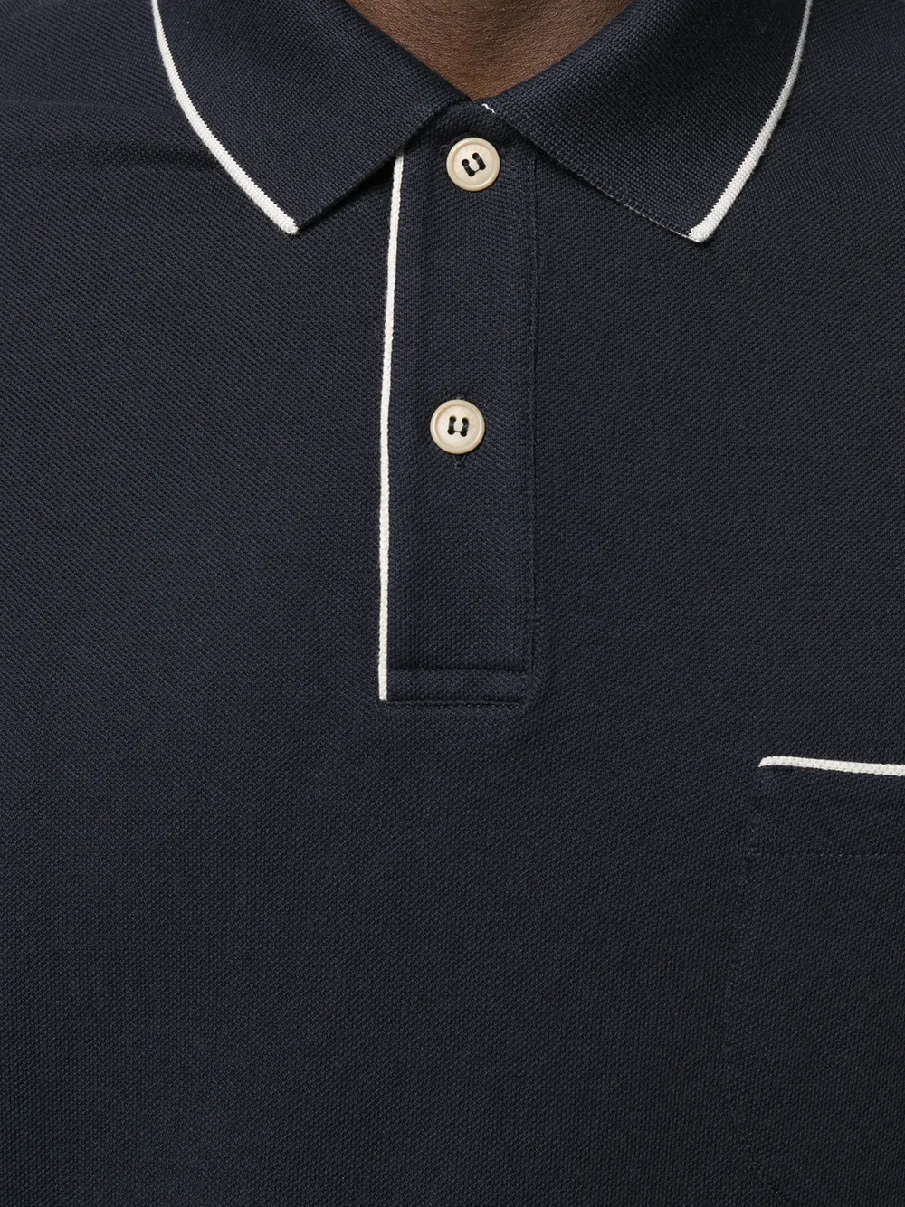 Loro Piana Poloshirt met korte mouwen Blauw