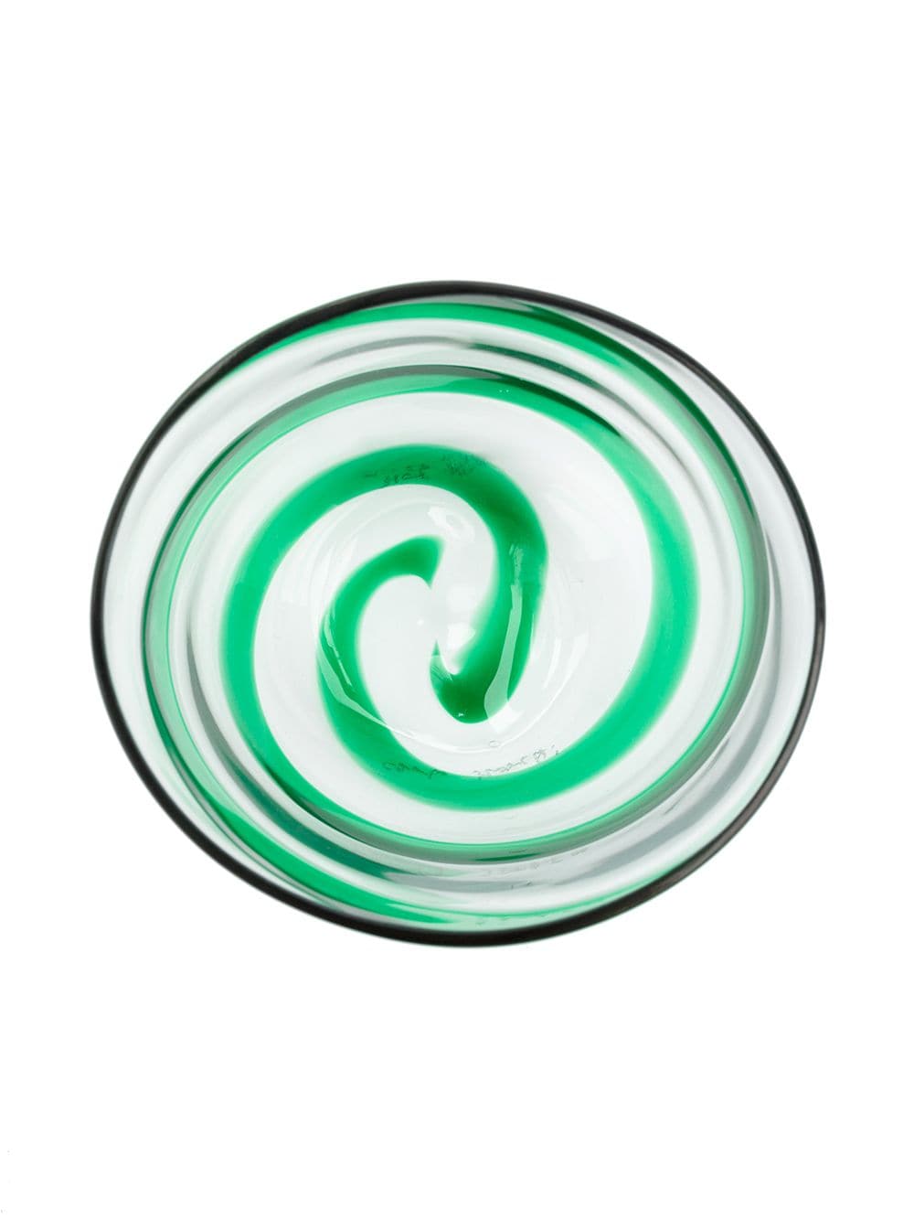 Shop Carlo Moretti Twist Stripe Glass In Green