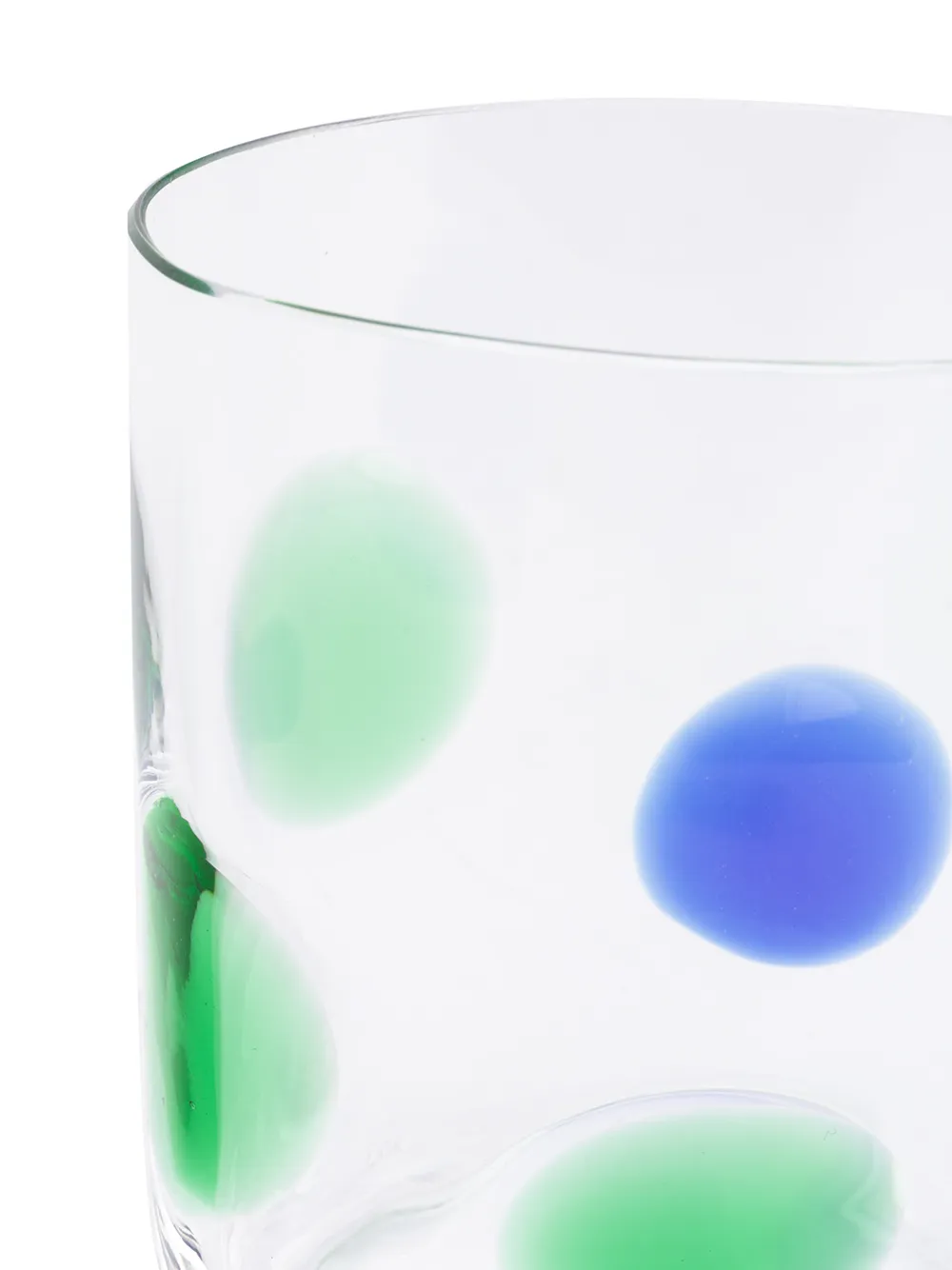 Carlo Moretti Polka Dot Glass - Blue 