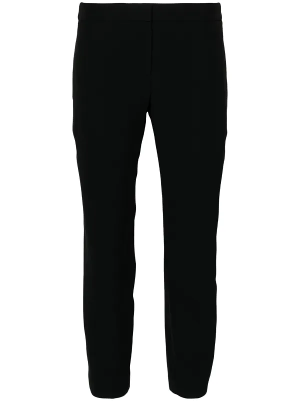 パンツ ALEXANDER MCQUEEN Crepe cigarette pants Black 585118QEAAA 14057120_54379331_600.jpg