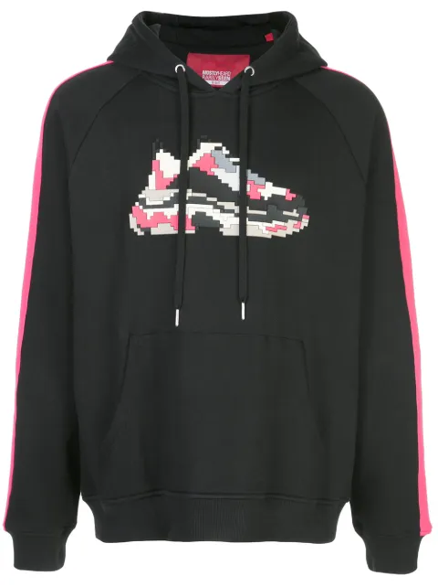 Mostly Heard Rarely Seen 8-Bit Sweet Rave appliqued hoodie