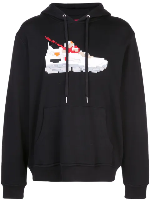 Mostly Heard Rarely Seen 8-Bit White Gear hoodie
