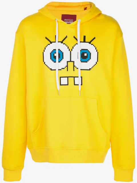 Mostly Heard Rarely Seen 8-Bit Snaggle Teeth motif hoodie