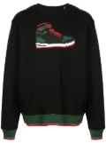 Mostly Heard Rarely Seen 8-Bit Red Sneak sweatshirt - Black