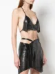 Fannie Schiavoni cropped chainmail top