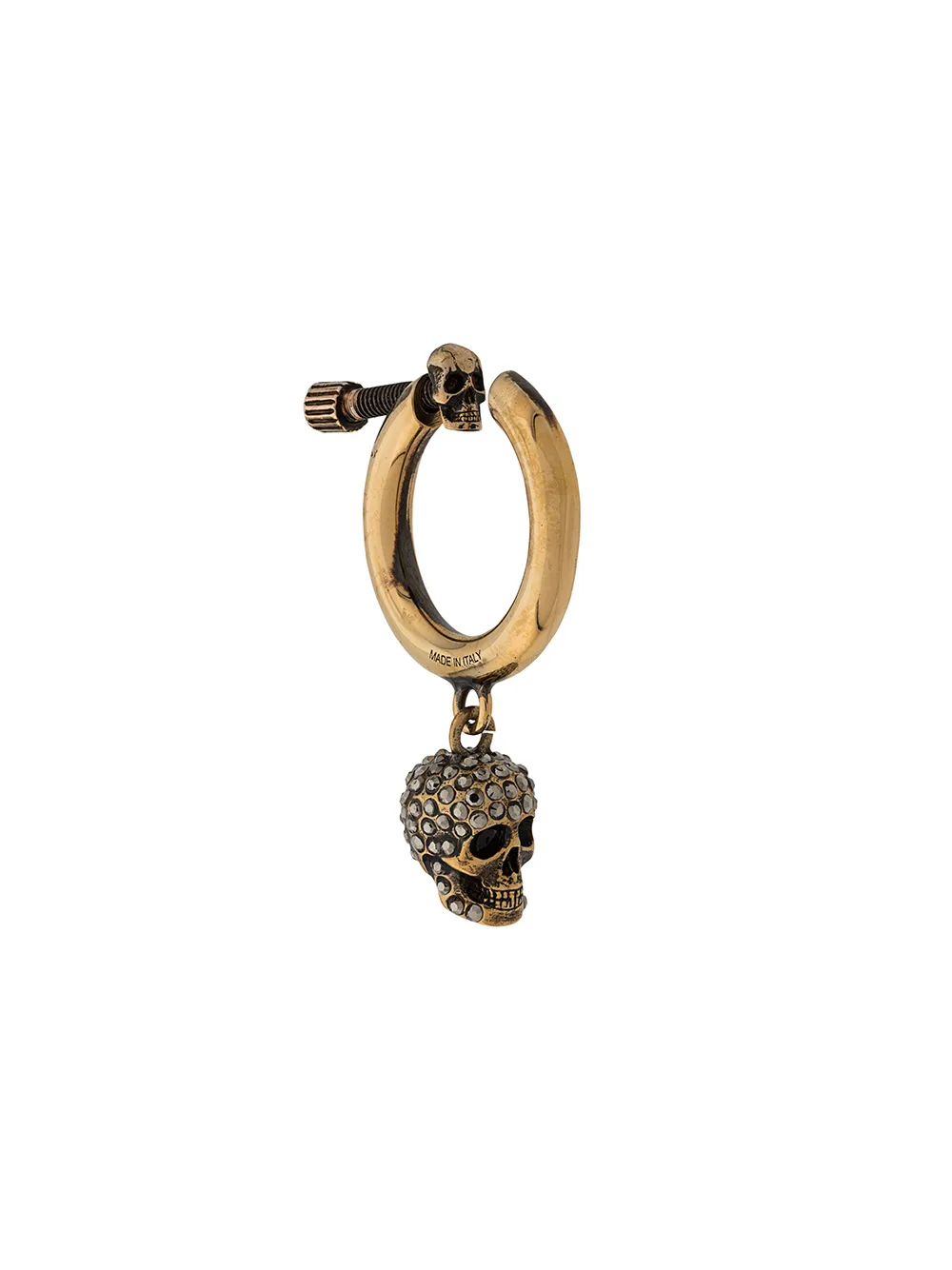 фото Alexander McQueen серьга с подвеской Skull