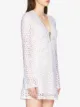 Miu Miu Macramé embroidered dress