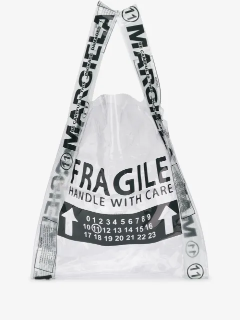Maison Margiela Fragile shopper tote