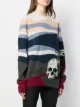 Alexander McQueen skull motif knit jumper