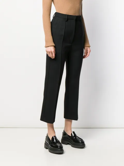 Mm6 Maison Margiela Cropped Trousers Aw19 | Farfetch.com