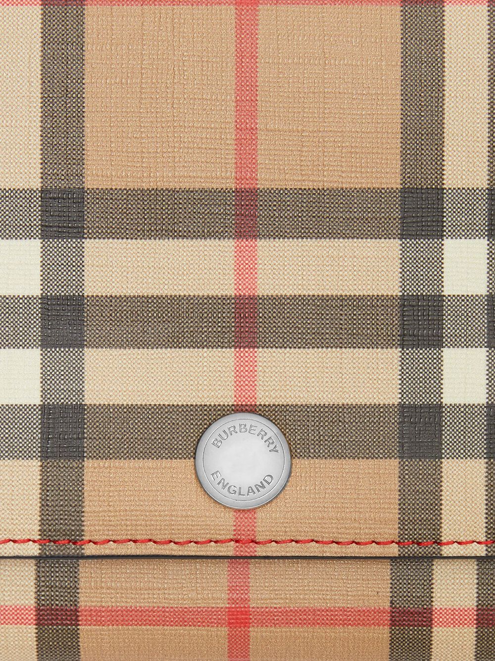 фото Burberry кошелек в клетку vintage check со съемным ремешком