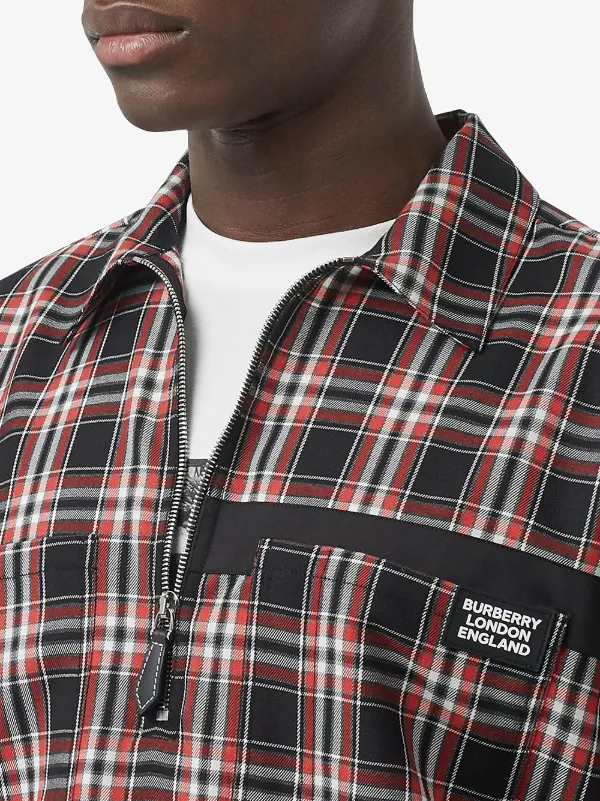 burberry wool shirt