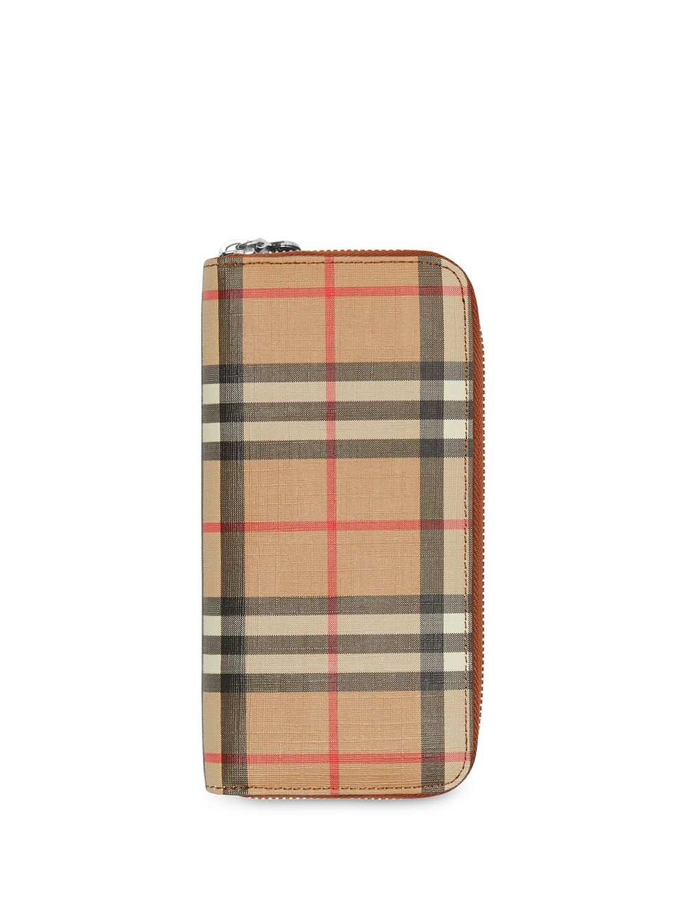 фото Burberry кошелек с круговой молнией в клетку vintage check