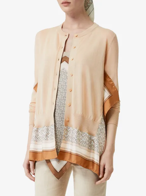burberry scarf cardigan