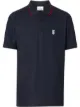 Image 1 of Burberry Icon Stripe placket piqué polo shirt